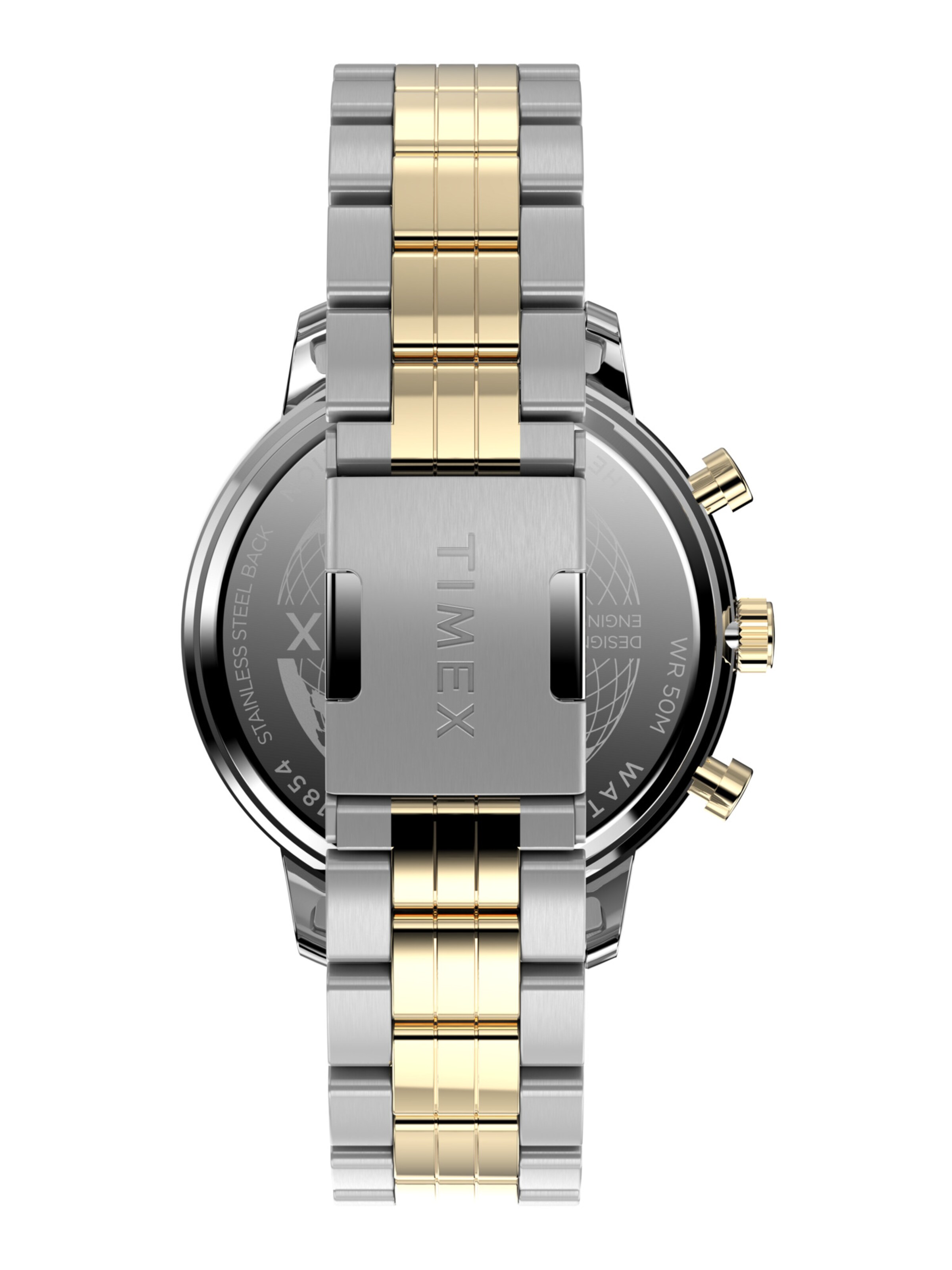 Montre à affichage analogique 'Chicago' TIMEX en argent