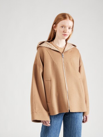 BOSS Between-Season Jacket 'Cantera' in Beige: front