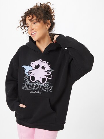 LOCAL HEROES Mikina 'RETURN TO HEAVEN OFF' - Čierna: predná strana