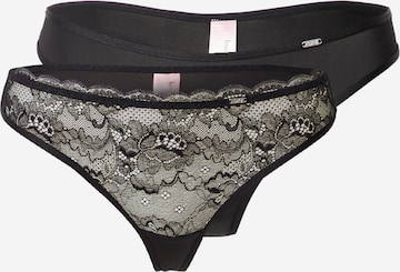 melns Hunkemöller Stringu biksītes 'Angie': no priekšpuses