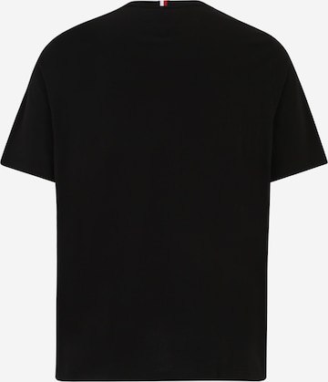 Tommy Hilfiger Big & Tall T-shirt 'Shadow' i svart