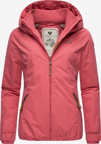 Ragwear - Casaco outdoor 'Dizzie' em rosa: frente