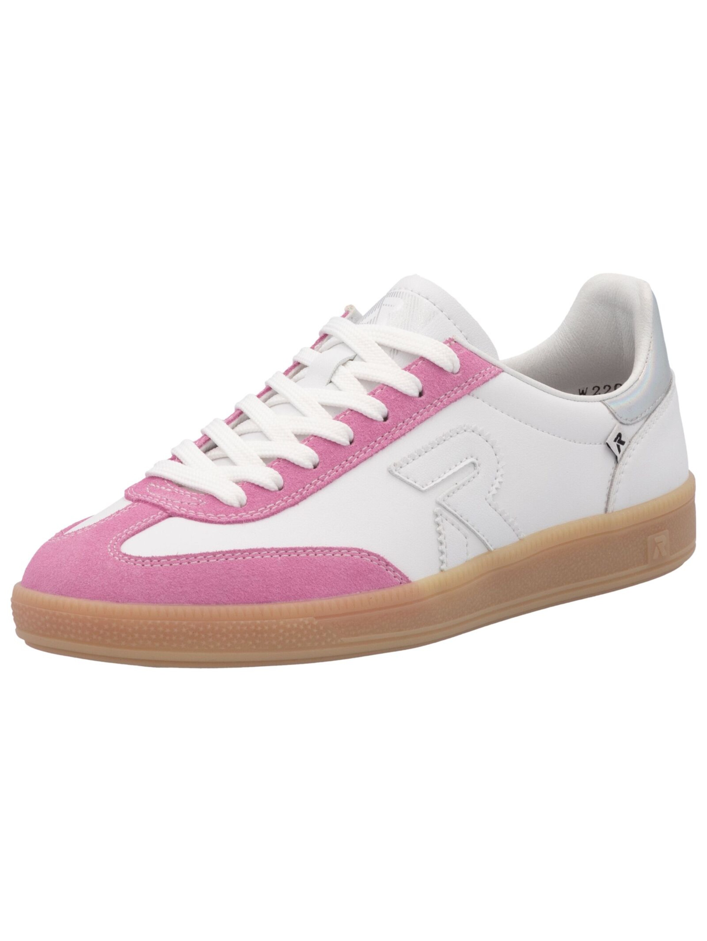 Baskets basses Rieker Sport en blanc : devant