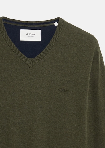 s.Oliver Pullover in Grün: Vorderseite