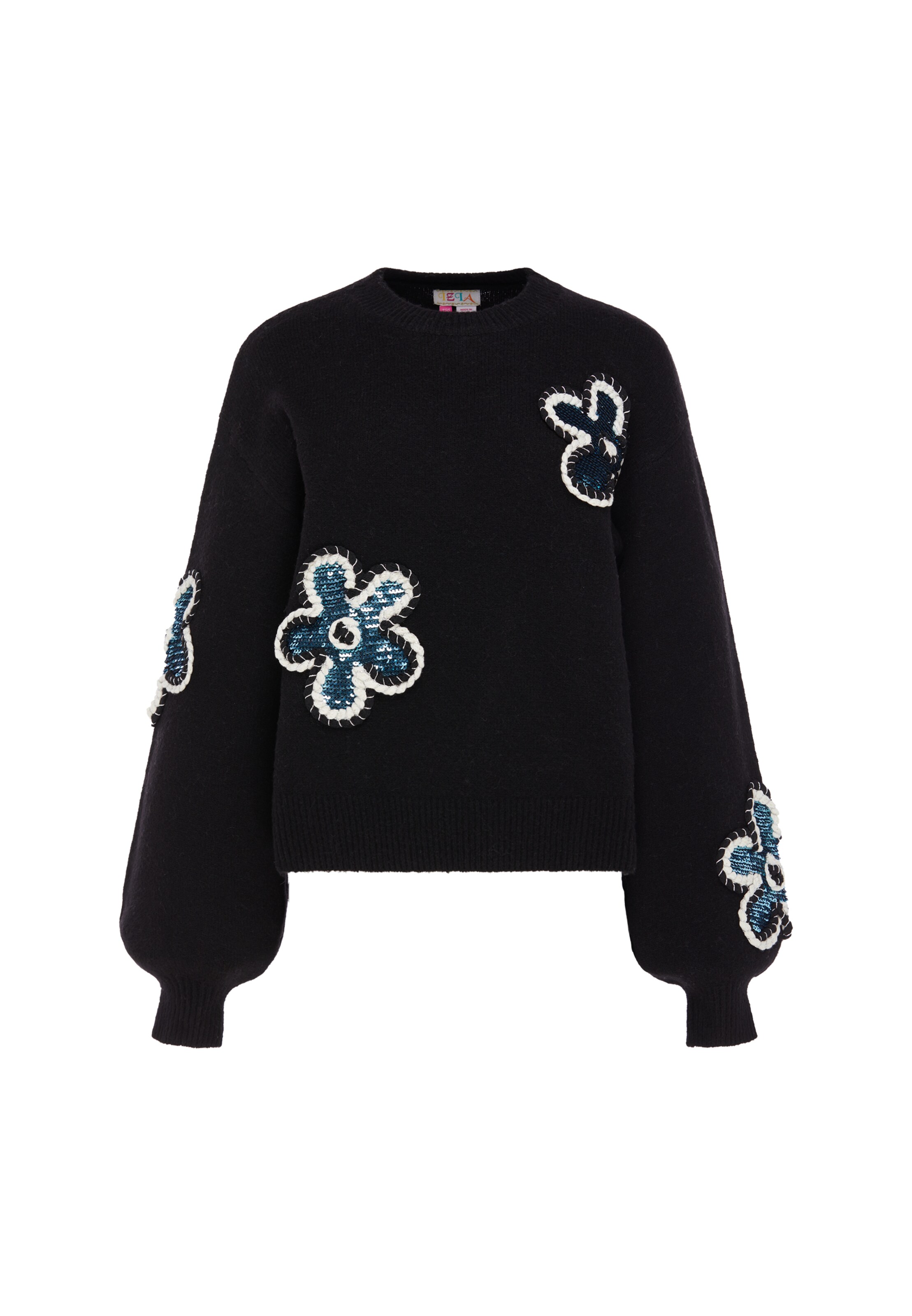 IZIA - Jersey en negro: frente
