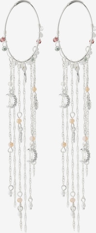 Pilgrim - Pendientes 'Noriah' en plata: frente