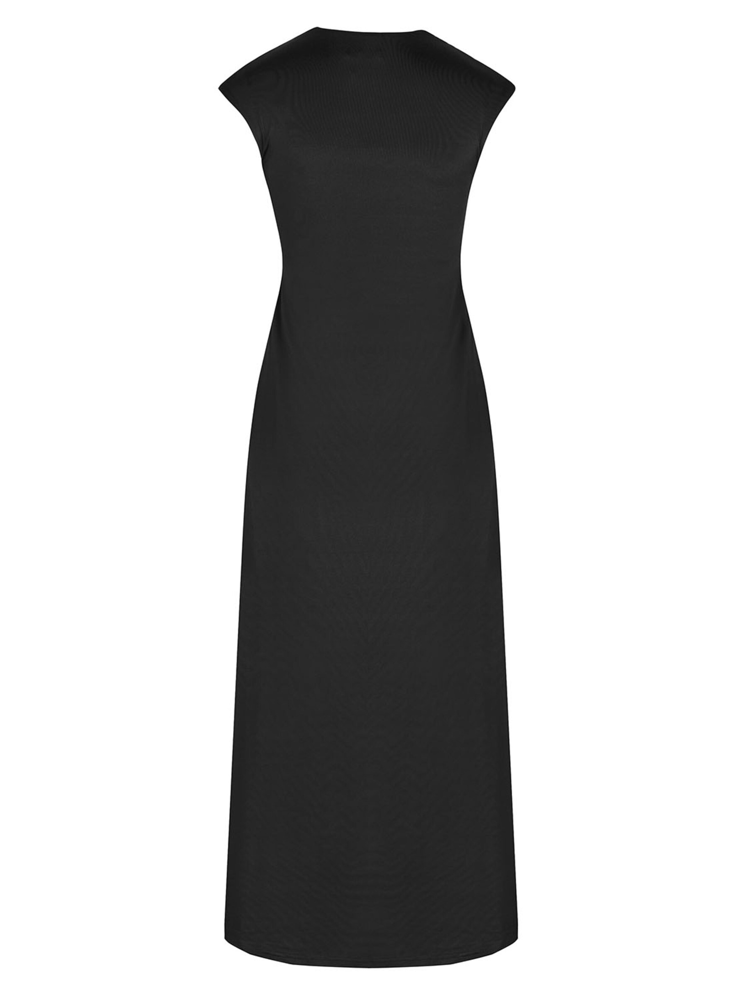 Chic by Lirette Jurk 'Kimono dress Natural' in Zwart