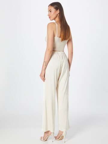 Wide Leg Pantalon 'Harper' WEEKDAY en blanc