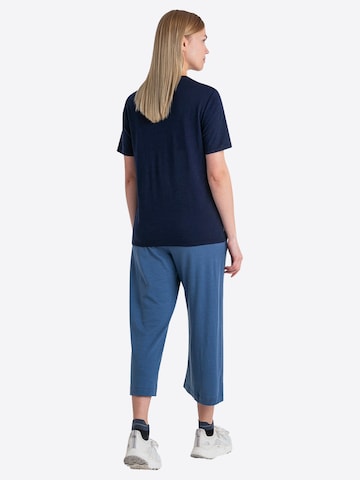 ICEBREAKER Shirt 'Merino Linen Tee' in Blauw