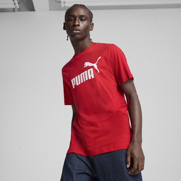 T-Shirt 'Essentials No. 1' PUMA en rouge