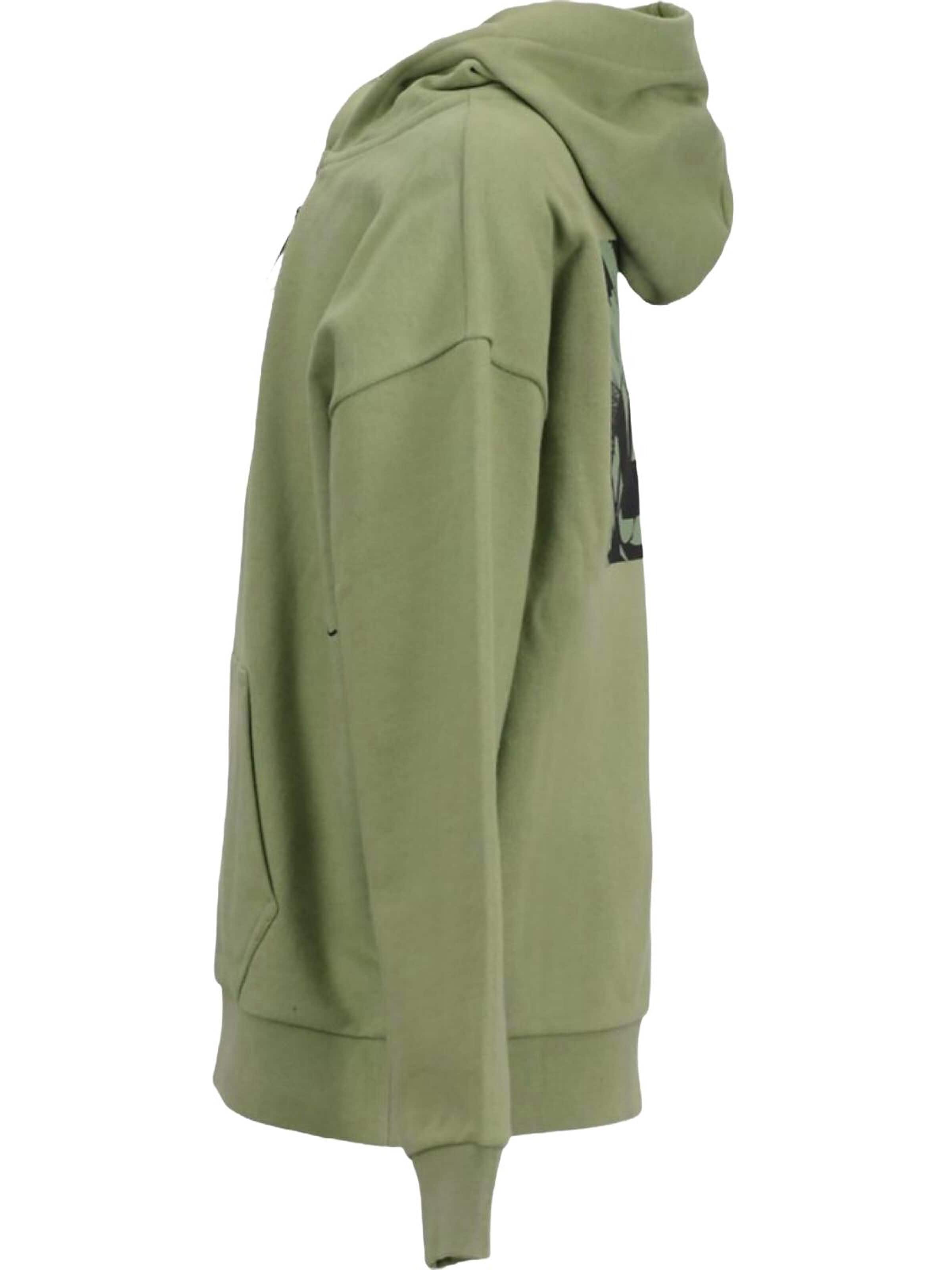 LTB Jeans - Sudadera 'LTB Jeans Jungen Sweatshirt mit Rückendruck' en verde