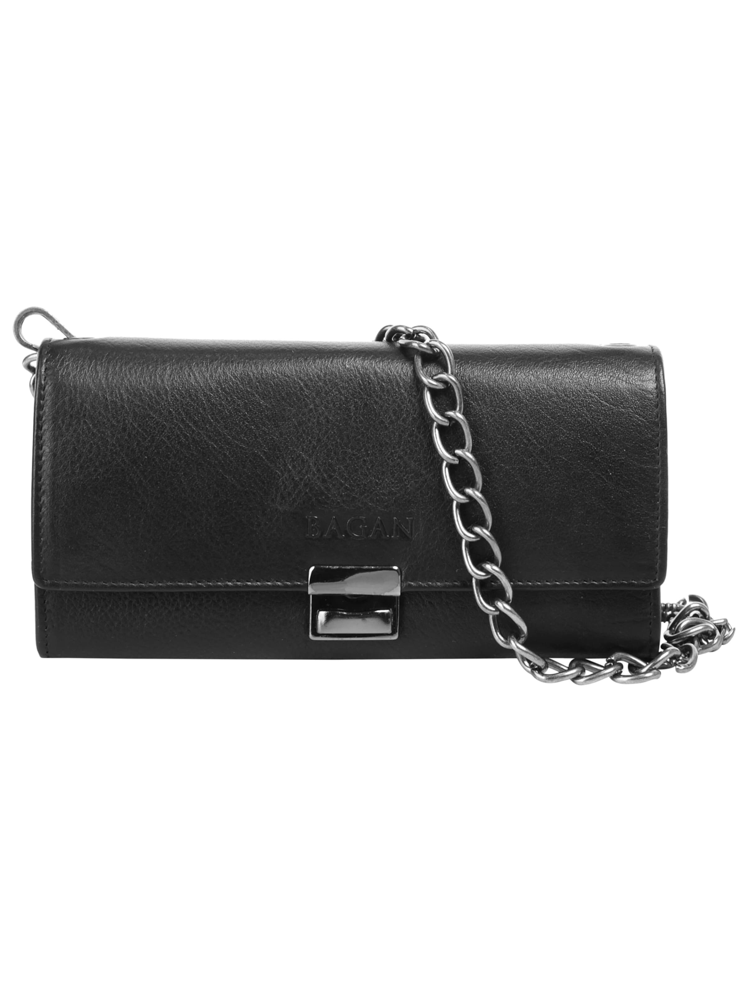 Bagan Wallet in Black: front