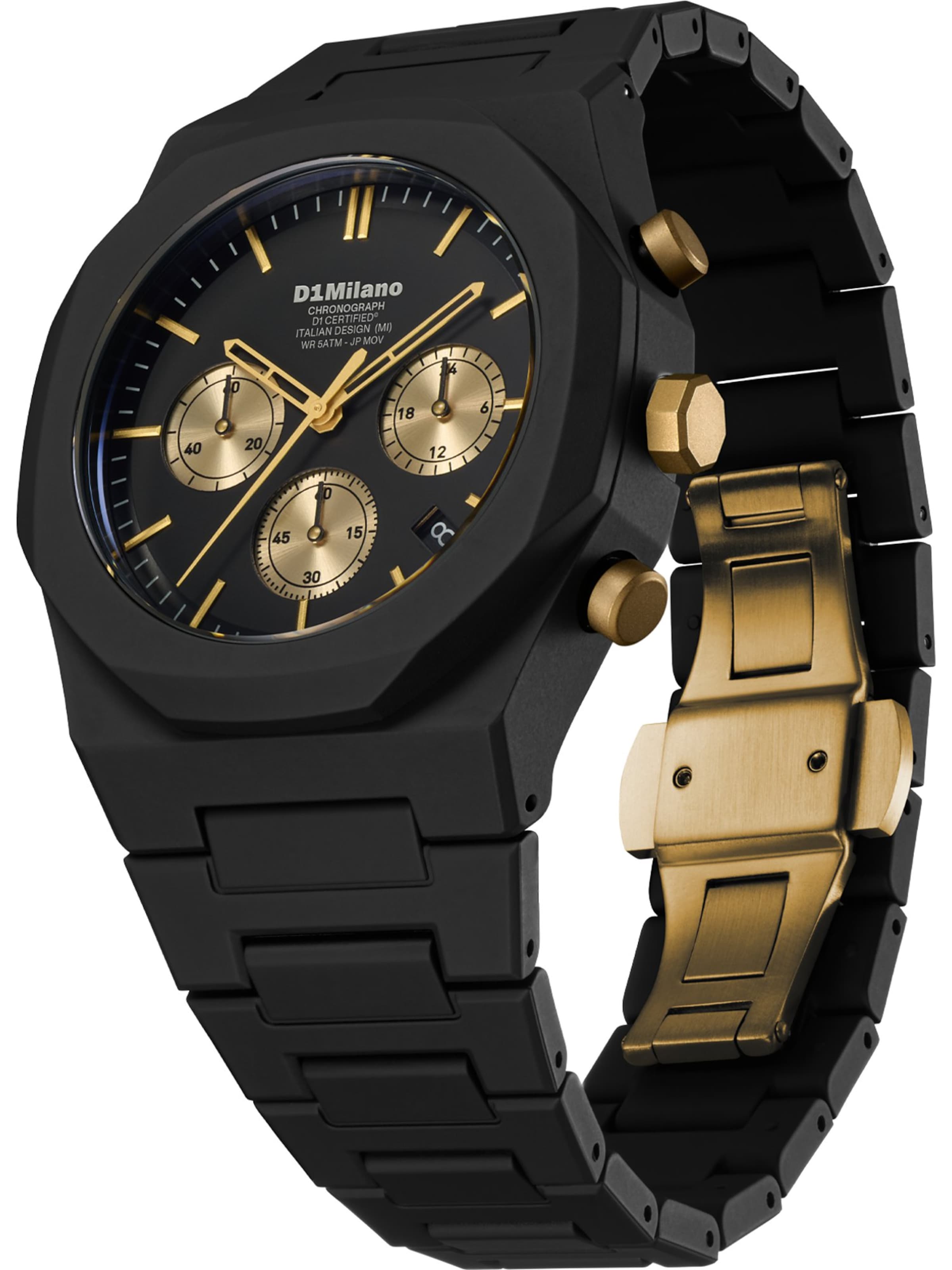 D1 Milano Uhr in Schwarz
