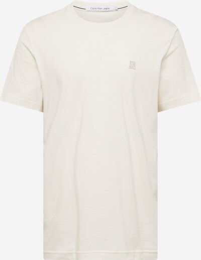Calvin Klein Jeans T-Shirt in elfenbein, Produktansicht