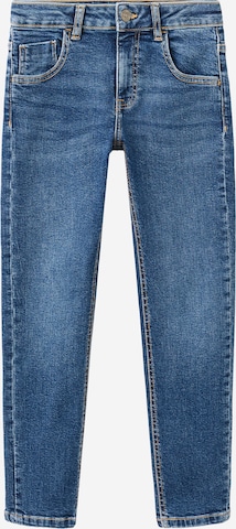 Skinny Jean MANGO KIDS en bleu : devant