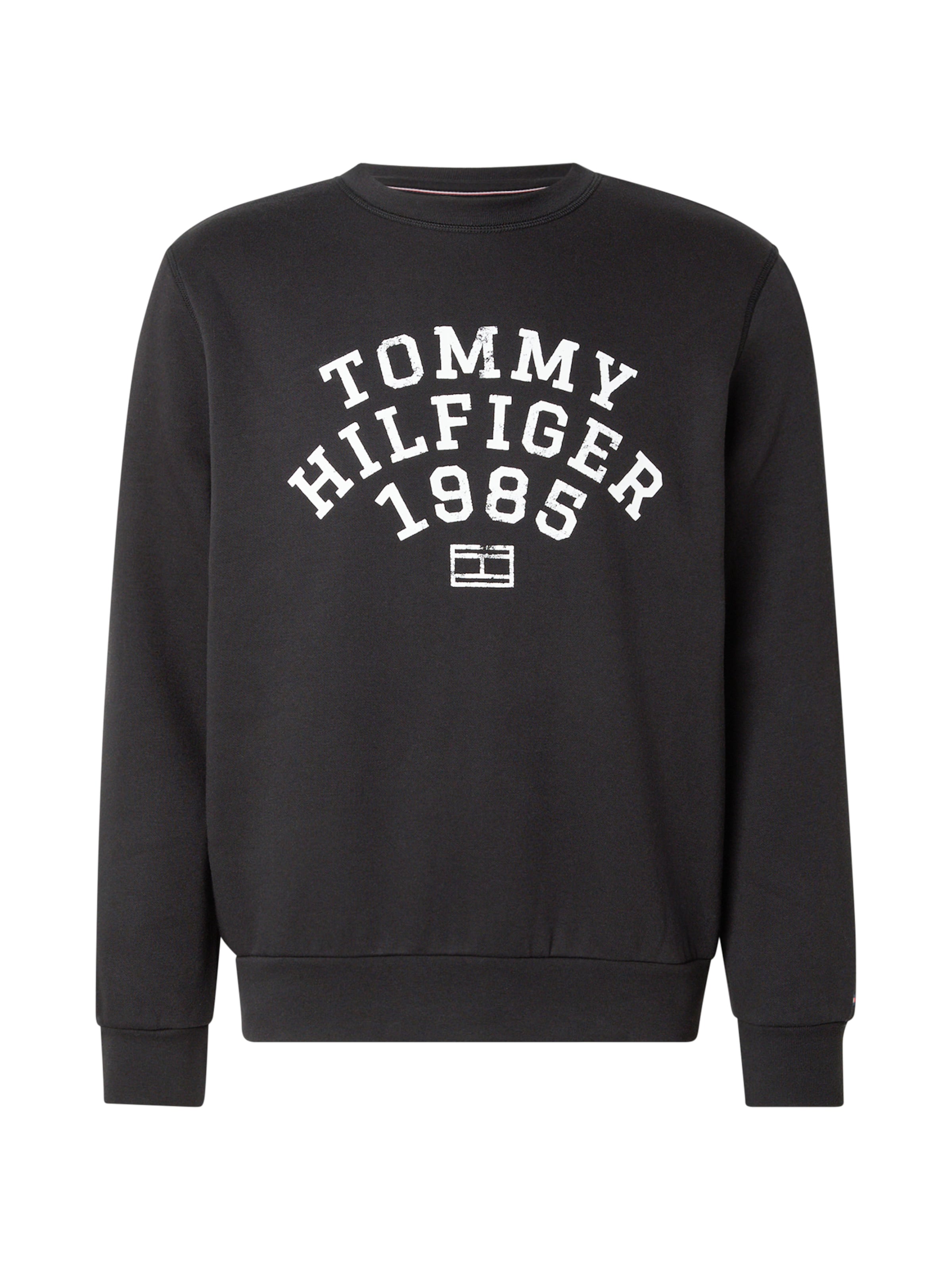 TOMMY HILFIGER Tréning póló 'ARCH' - fekete: elől