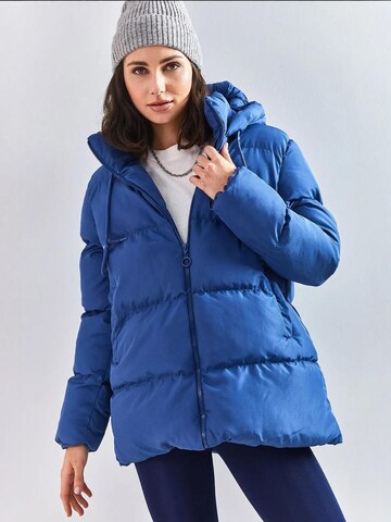 Bianco Lucci Winterjas in Blauw