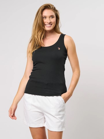 U.S. POLO ASSN. Overdel 'Casandra' i sort: forside
