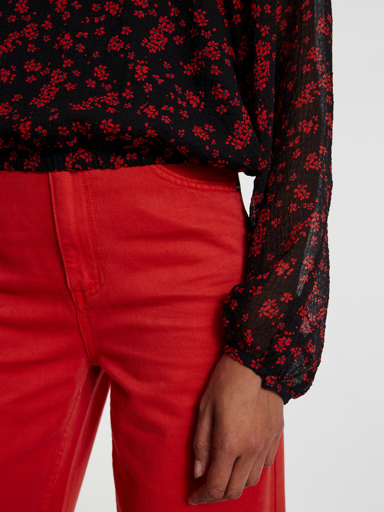 EDITED Camicia da donna 'Neele' rosso