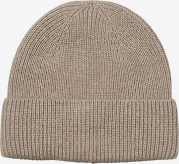 BeckSöndergaard Beanie 'Woona' in Beige: front