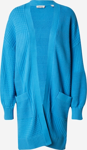 ESPRIT Knit cardigan in Blue: front