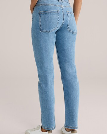 WE Fashion Slimfit Τζιν σε μπλε