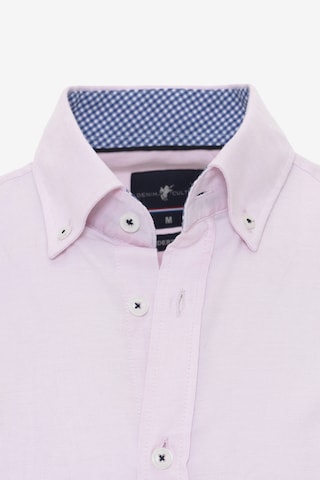 DENIM CULTURE Regular fit Button Up Shirt 'KENT' in Pink