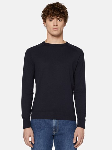 Pull-over Boggi Milano en bleu : devant