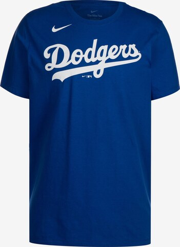 T-Shirt fonctionnel 'MLB Los Angeles Dodgers Wordmark' NIKE en bleu : devant