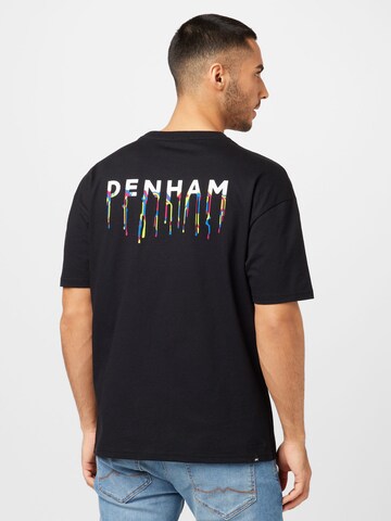 DENHAM - Camiseta 'DRIP' en negro