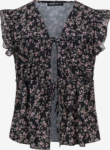 Camicia da donna di Cloud5ive in nero: frontale
