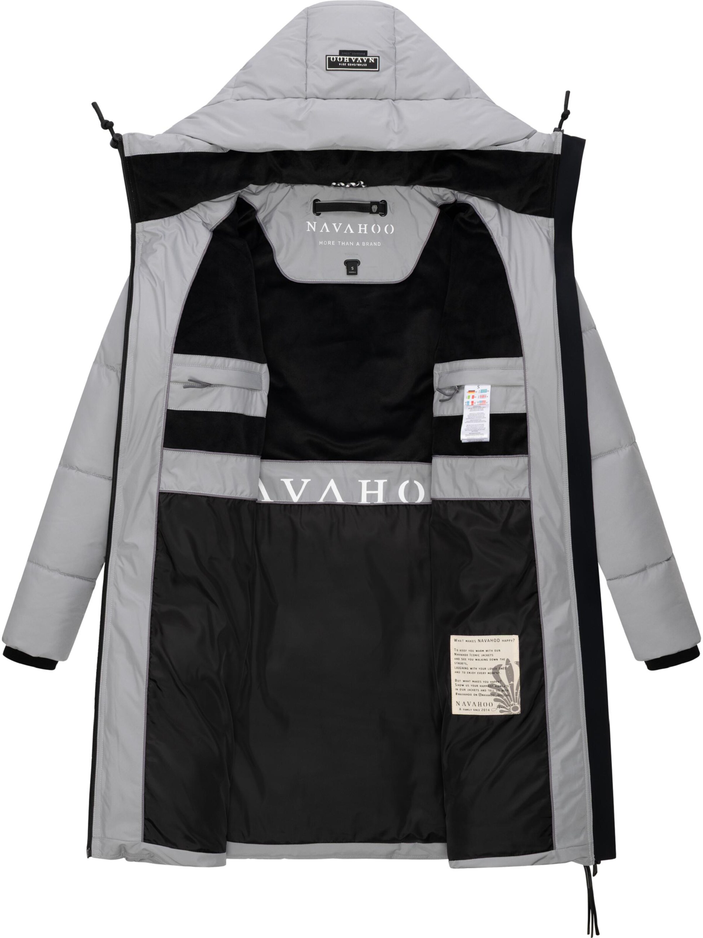 NAVAHOO Зимнее пальто 'Kältekuschel XIV' в Серый