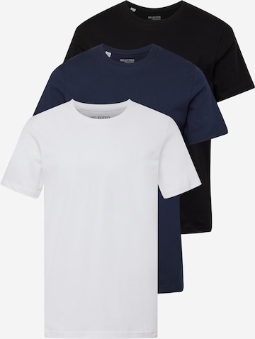 SELECTED HOMME - Camisa 'Axel' em azul: frente