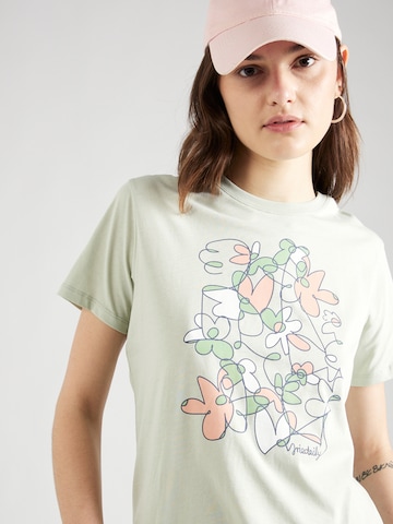 T-shirt 'Line Blossom' Iriedaily en vert