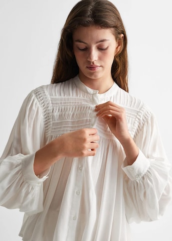 MANGO TEEN Блуза 'Belen' в бяло