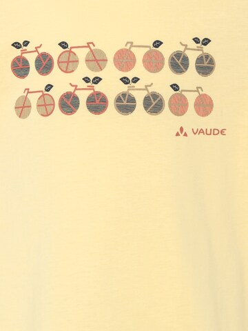 VAUDE Performance shirt 'Lezza' in Yellow