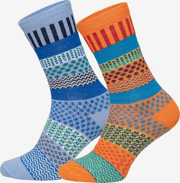 HomeOfSocks Socks 'HOS2299' in Blue: front