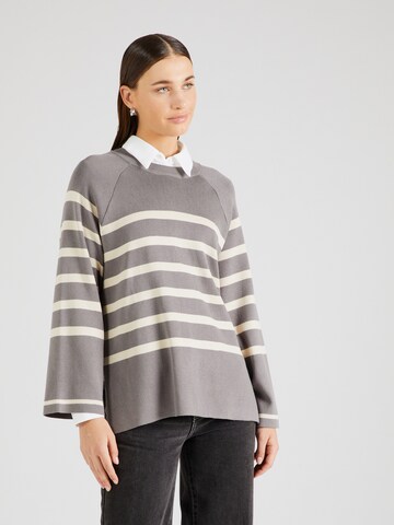 Noisy may Sweater 'NMFIFI' in Grey: front