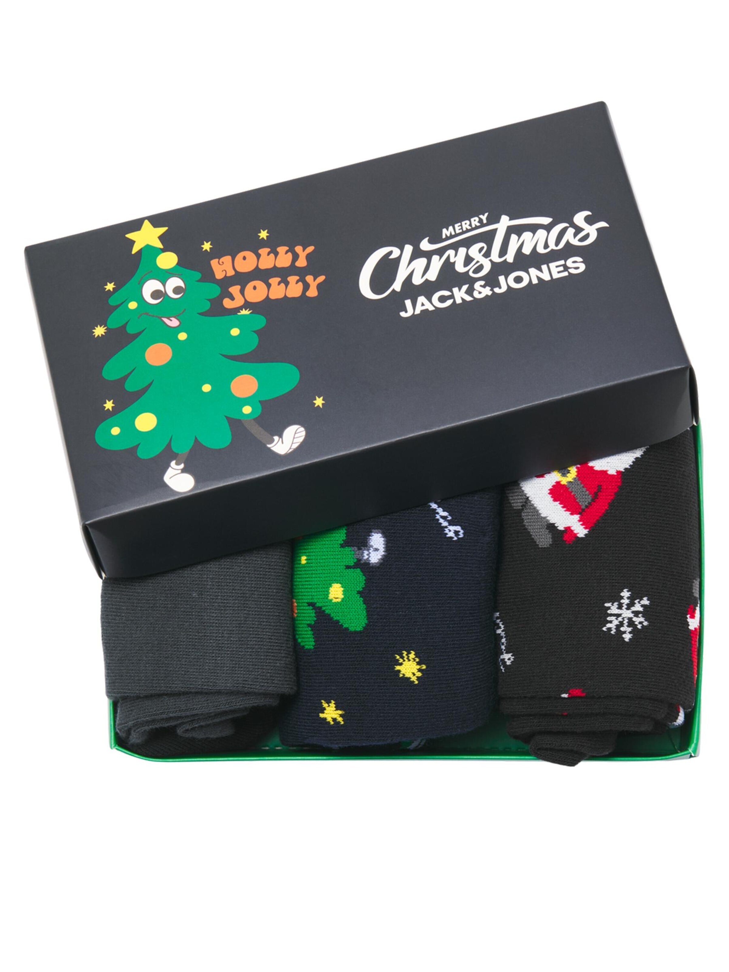 Jack & Jones Junior Sokken 'JACHOLLY JOLLY Giftbox' in Zwart