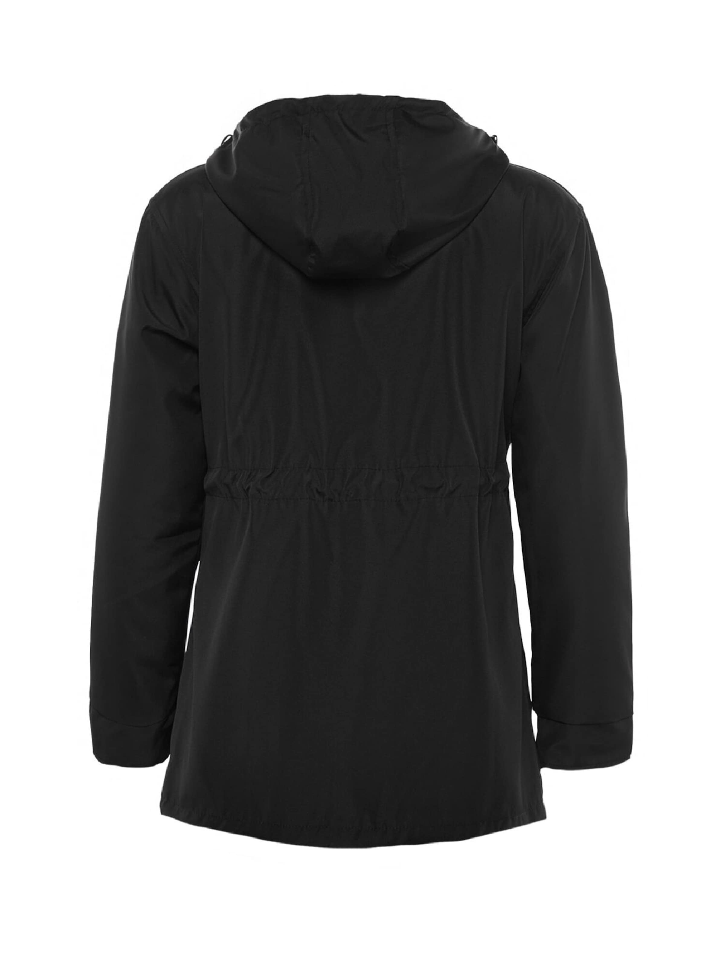 Trendyol Přechodová parka – černá