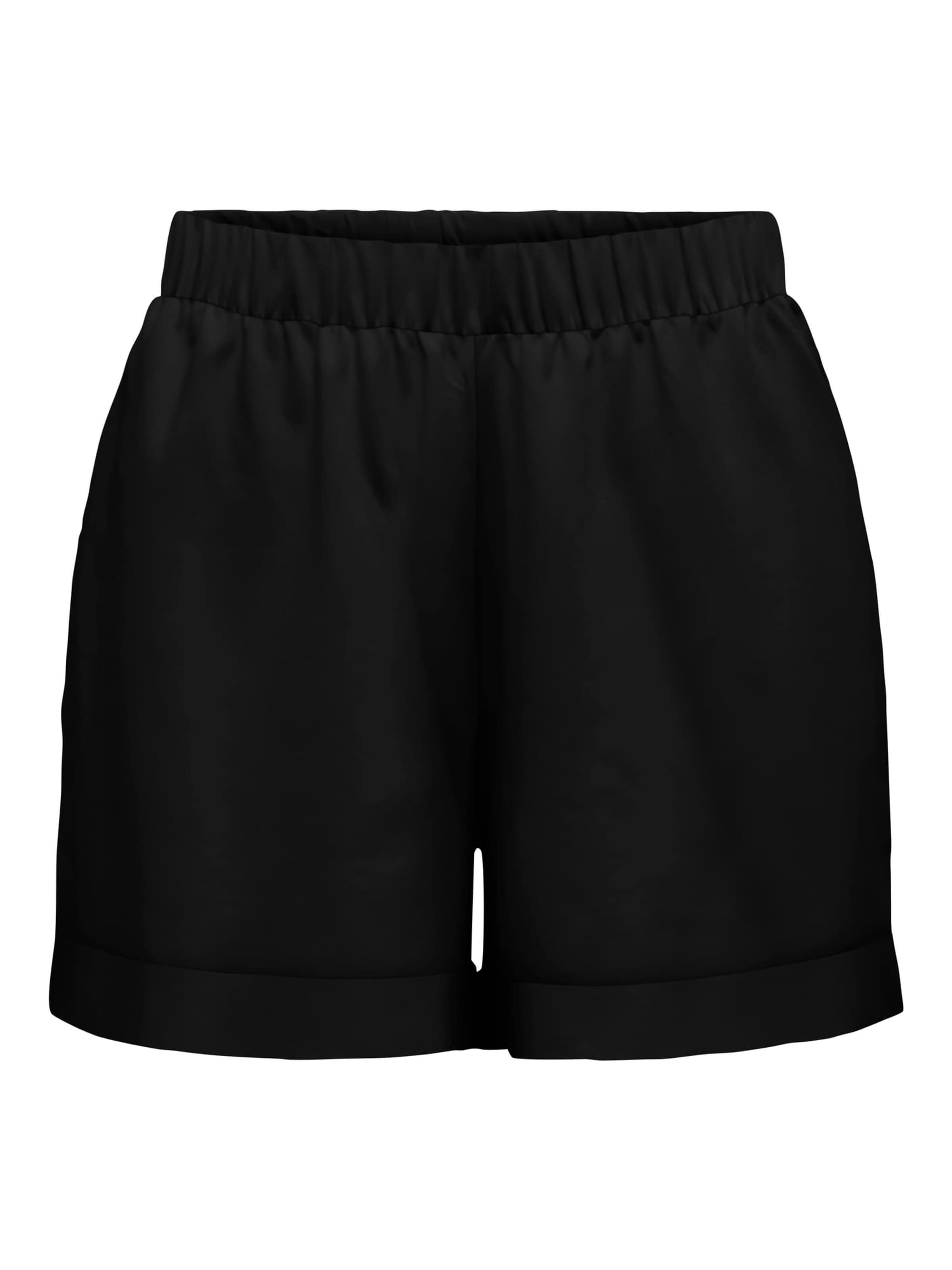 ONLY Baggy Broek in Zwart: voorkant