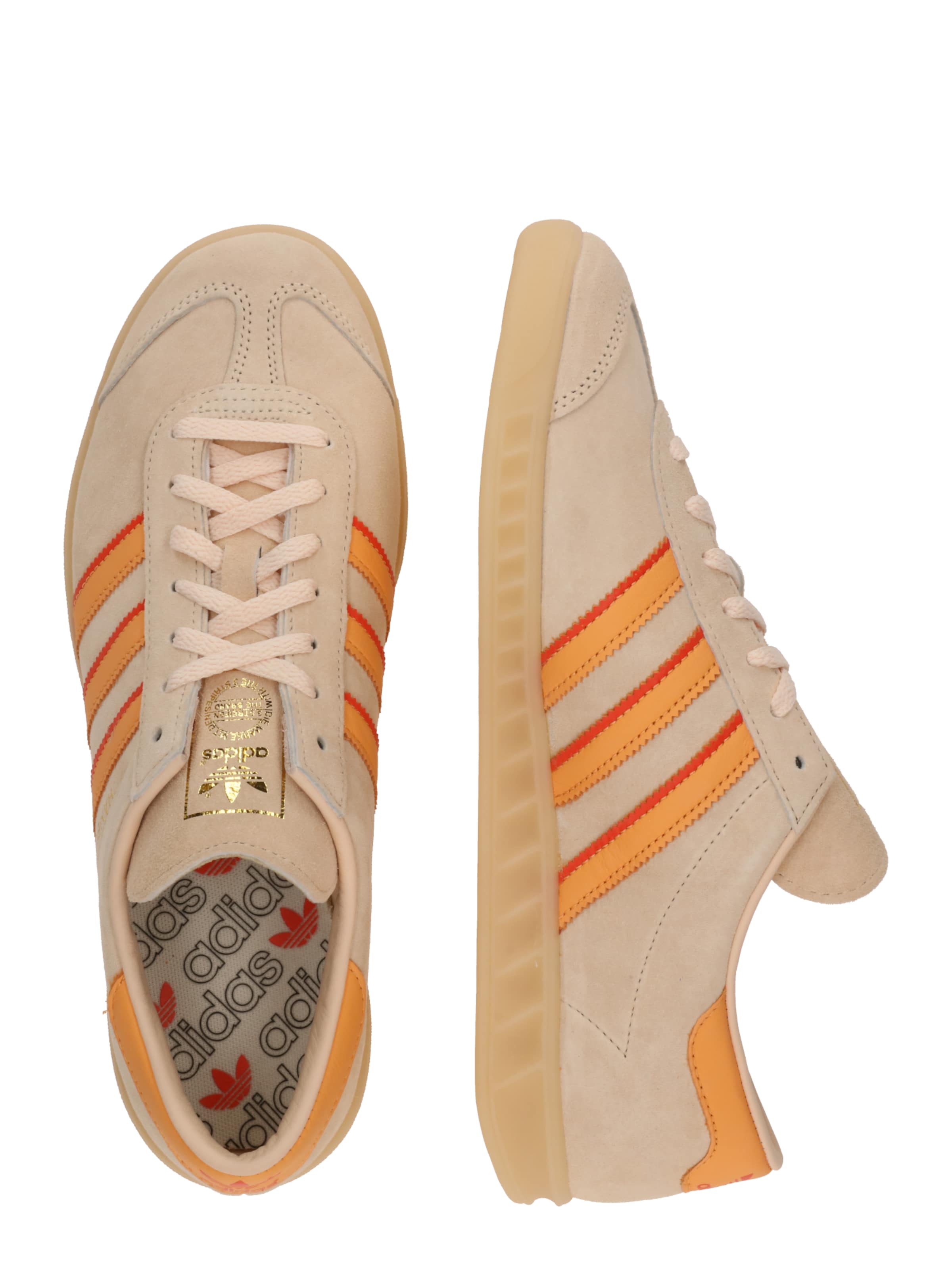 ADIDAS ORIGINALS Nízke tenisky 'HAMBURG 24' - Béžová: bočná strana