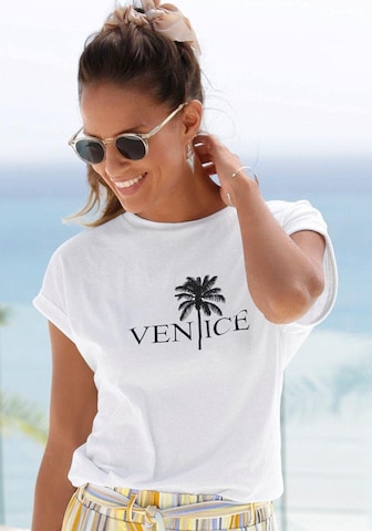 T-shirt VENICE BEACH en blanc : devant