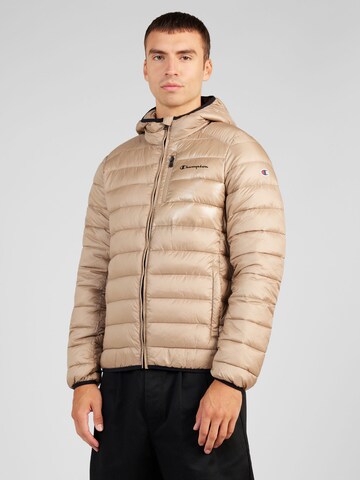 Champion Authentic Athletic Apparel Jacke in Braun: predná strana