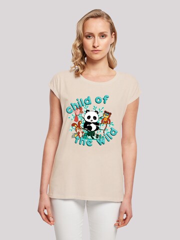 T-shirt 'Heroes of Childhood Tao Tao Child Of The Wild' F4NT4STIC en beige : devant