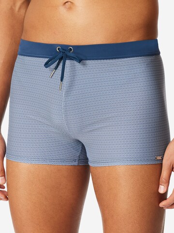 Shorts de bain ' Ocean Swim ' SCHIESSER en bleu : devant