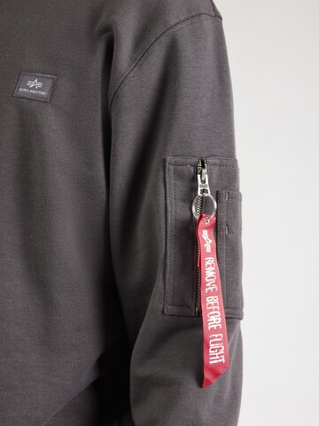 ALPHA INDUSTRIES Sweatshirt 'X-Fit' in Grau