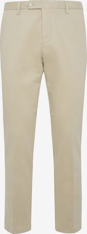 smėlio Boggi Milano Prigludęs Kelnės su kantu: priekis