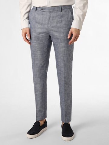 Finshley & Harding Regular Pantalon ' Mitch ' in Blauw: voorkant