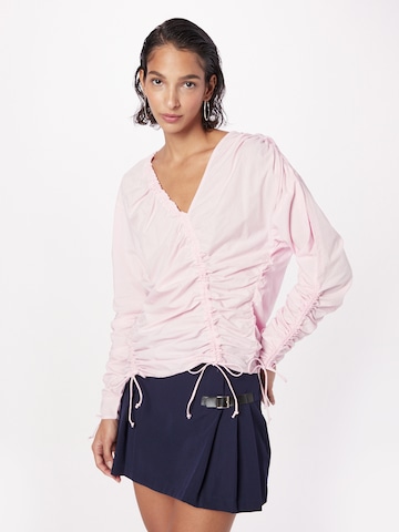 TOPSHOP Bluse in Pink: predná strana